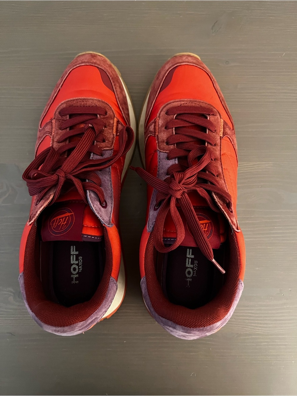 Hoff Women's Red Low-Top Fashion Sneakers